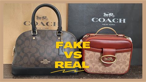 spot fake coach bag|genuine coach purse.